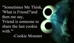 Couldn't be more true! #cookiemonster 